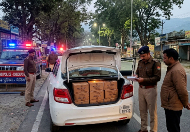 देहरादून: कप्तान की सख्ती से शराब तस्करों में हड़कंप, लग्जरी कार से भारी मात्रा में अवैध शराब बरामद