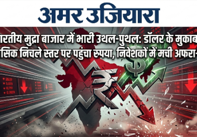 भारतीय मुद्रा बाजार में भारी उथल-पुथल: डॉलर के मुकाबले ऐतिहासिक निचले स्तर पर पहुंचा रुपया, निवेशकों में मची अफरा-तफरी