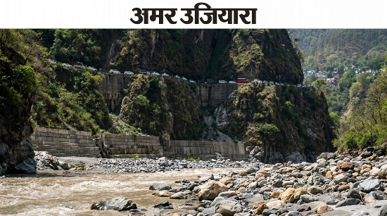 सुकून की तलाश में निकले पर्यटक आ रहे ‘तनाव’ में; नैनीताल रोड पर लगा मीलों लंबा जाम